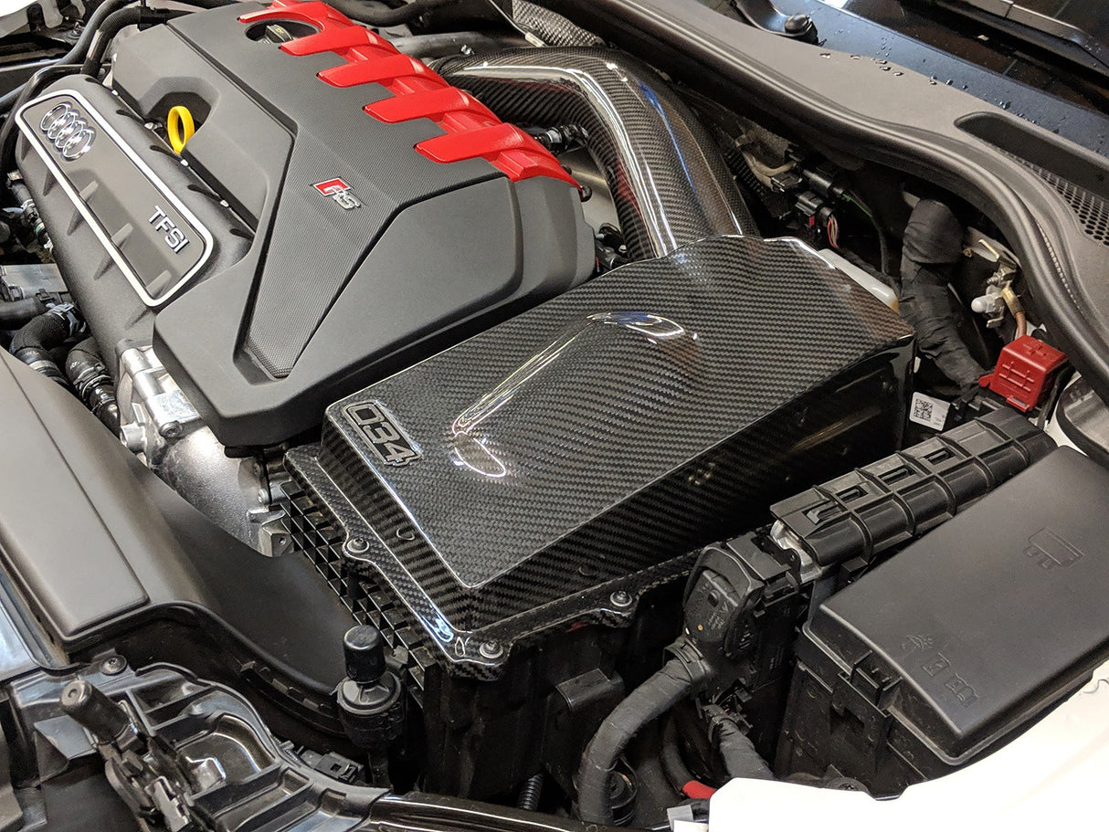 034Motorsport | Carbon Fiber Closed-top Cold Air Intake (Audi RS3 8V / TTRS 8S) - ModsDirect