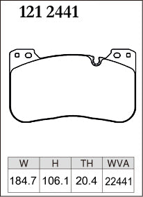 DIXCEL Front Brake Pads – BMW M5 (F90/G90) / M8 (F92/F93) / X5 M (F95) / X6 M (F96)