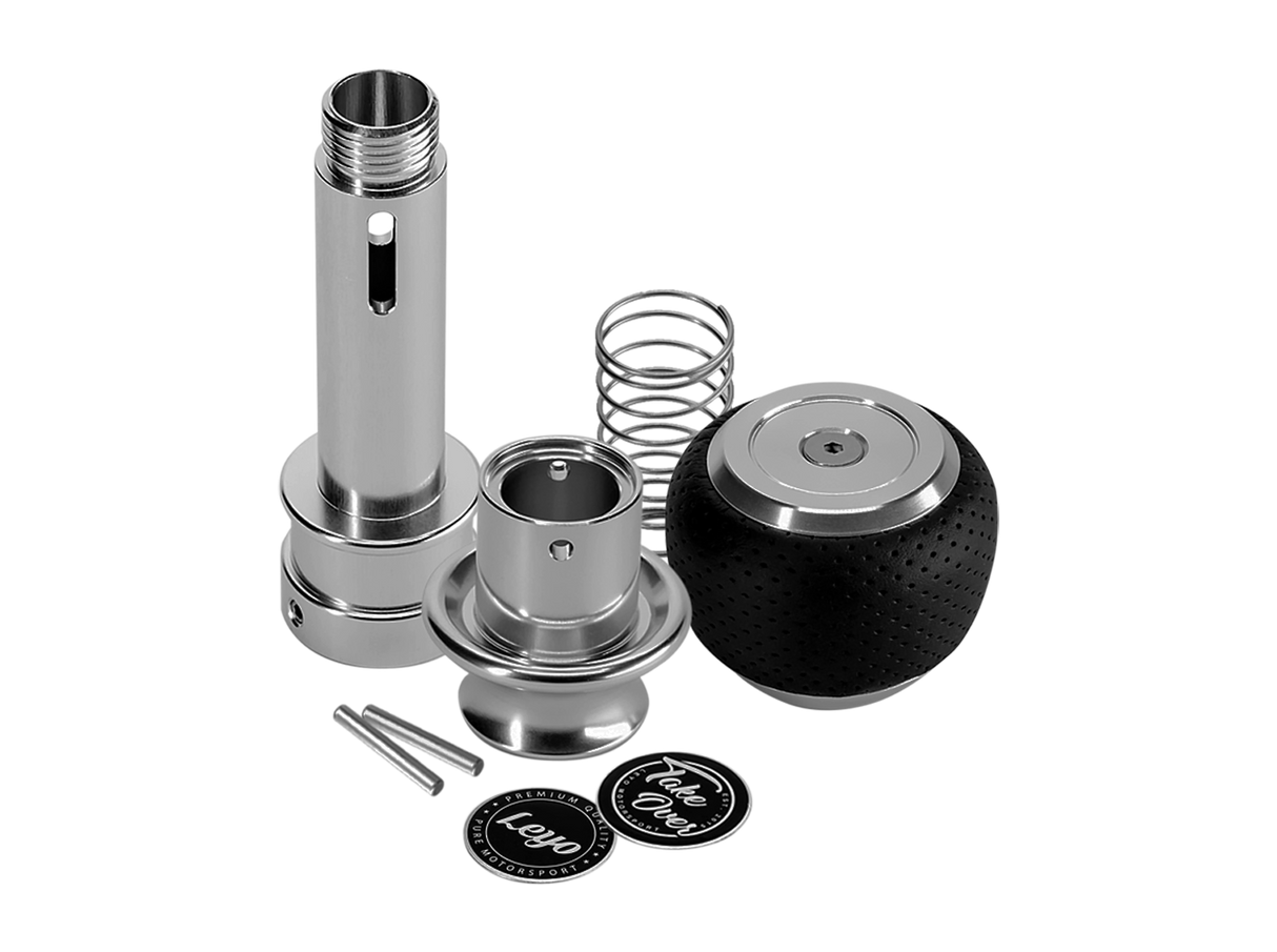 LEYO Motorsport | Nappa DSG Shift Knob (Silver) - ModsDirect