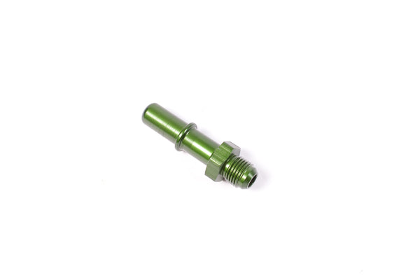 Radium SAE Male EFI Quick Connect to 6AN Male Flare Fitting- 1/2" SAE Male to 6AN Male Flare
