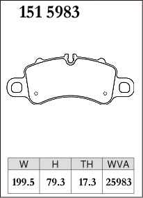 Dixcel Front Brake Pads – Porsche 911 (991.2 / 992) / 718 Boxster / 718 Cayman (982)