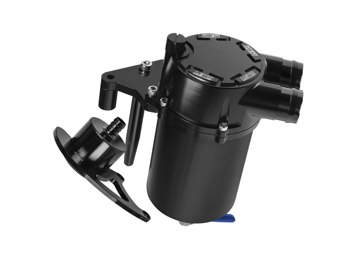 LEYO Motorsport | Oil Catch Can Kit PLUS (Black) - ModsDirect