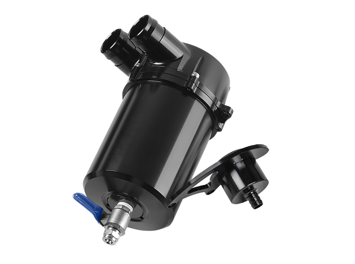 LEYO Motorsport | Oil Catch Can Kit PLUS (Black) - ModsDirect
