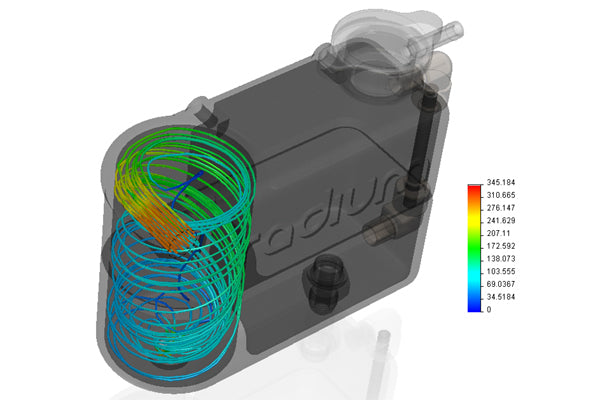 Radium Coolant Expansion Tank OEM location - Elise/Exige 06-11 (2ZZ-GE)