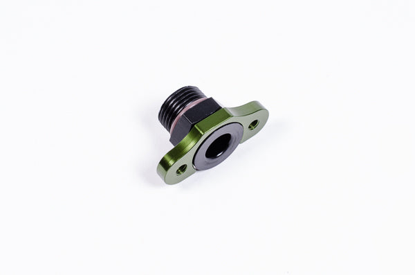 Radium FPR Adaptor 8AN ORB, 11mm Bore, 32mm Spacing, M5 - Subaru/Nissan/Mazda RX-7