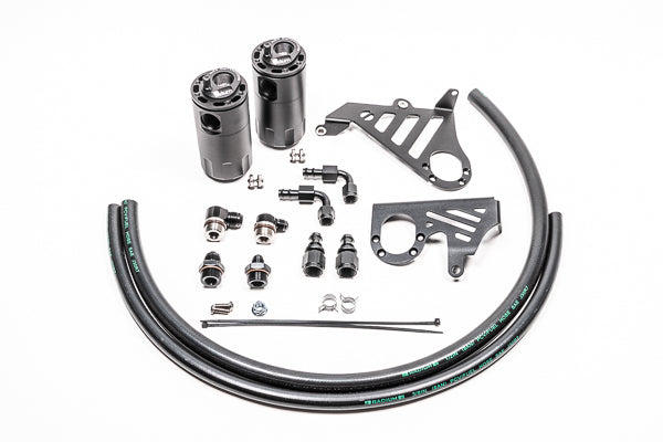 DUAL CATCH CAN KIT, 15-18 FORD FOCUS ST, FLUID LOCK