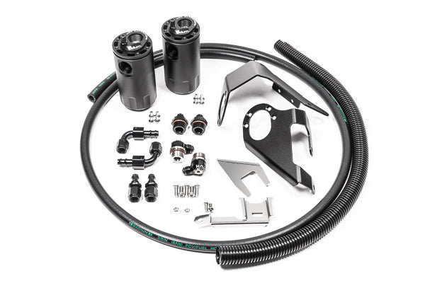Radium Dual Fluid Lock Catch Can Kit - Nissan 370Z Z34 09-21