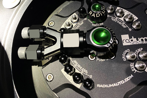 Radium Fuel Pump Hanger - Nissan R35 GT-R (Pump Model: Ti Automotive E5LM)