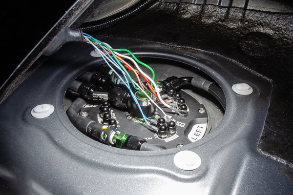 Radium Fuel Pump Hanger - Nissan R35 GT-R (Pump Model: Ti Automotive E5LM)