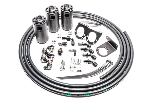 Radium Triple Catch Can Kit, Nissan R35 GT-R, Fluid Lock