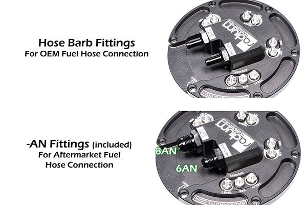 Radium Fuel Pump Hanger - Nissan 180 SX, Silvia S13/Skyline R32 GTS, GTS-T (Pump Model: Walbro F90000267/274/285/295)