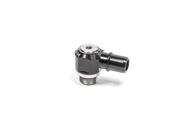 Radium V2 AN ORB to SAE Male EFI Quick Connect Low Profile Swivel Banjo Fitting- 10AN ORB Swivel Banjo to 3/4in SAE Male