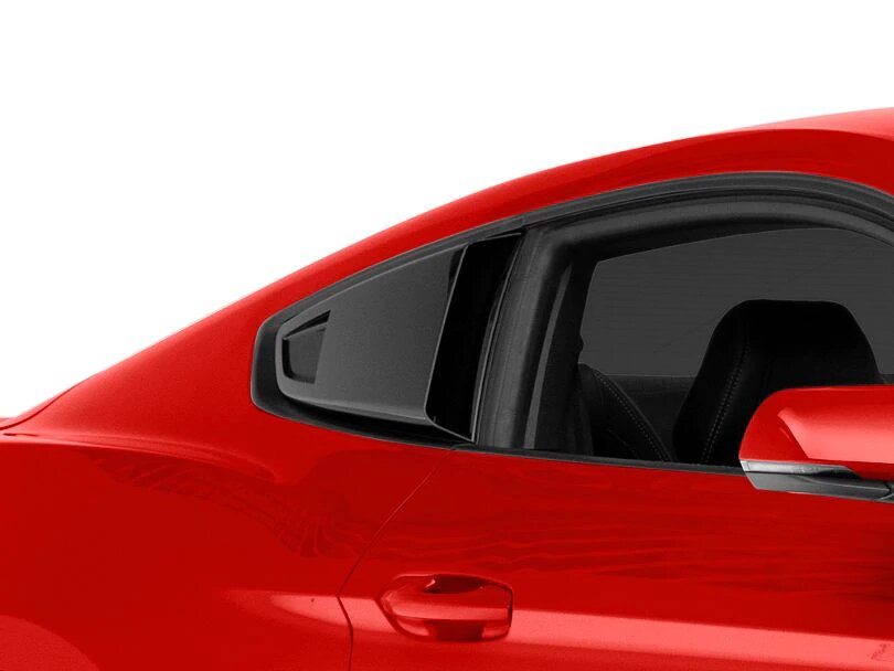 MP CONCEPTS | Eleanor Style Quarter Window Scoops - Gloss Black - ModsDirect