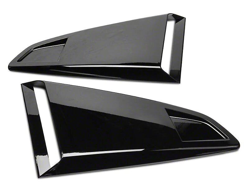 MP CONCEPTS | Eleanor Style Quarter Window Scoops - Gloss Black - ModsDirect