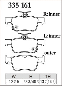 Dixcel Rear Brake Pads – Honda Civic Type R (FK8 / FL5) - Spirited / Track Day (Z Type)