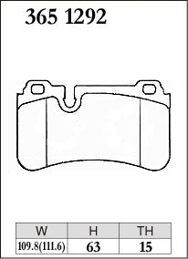 Dixcel Rear Brake Pads - Subaru WRX STI S206 / S207 (VAB)