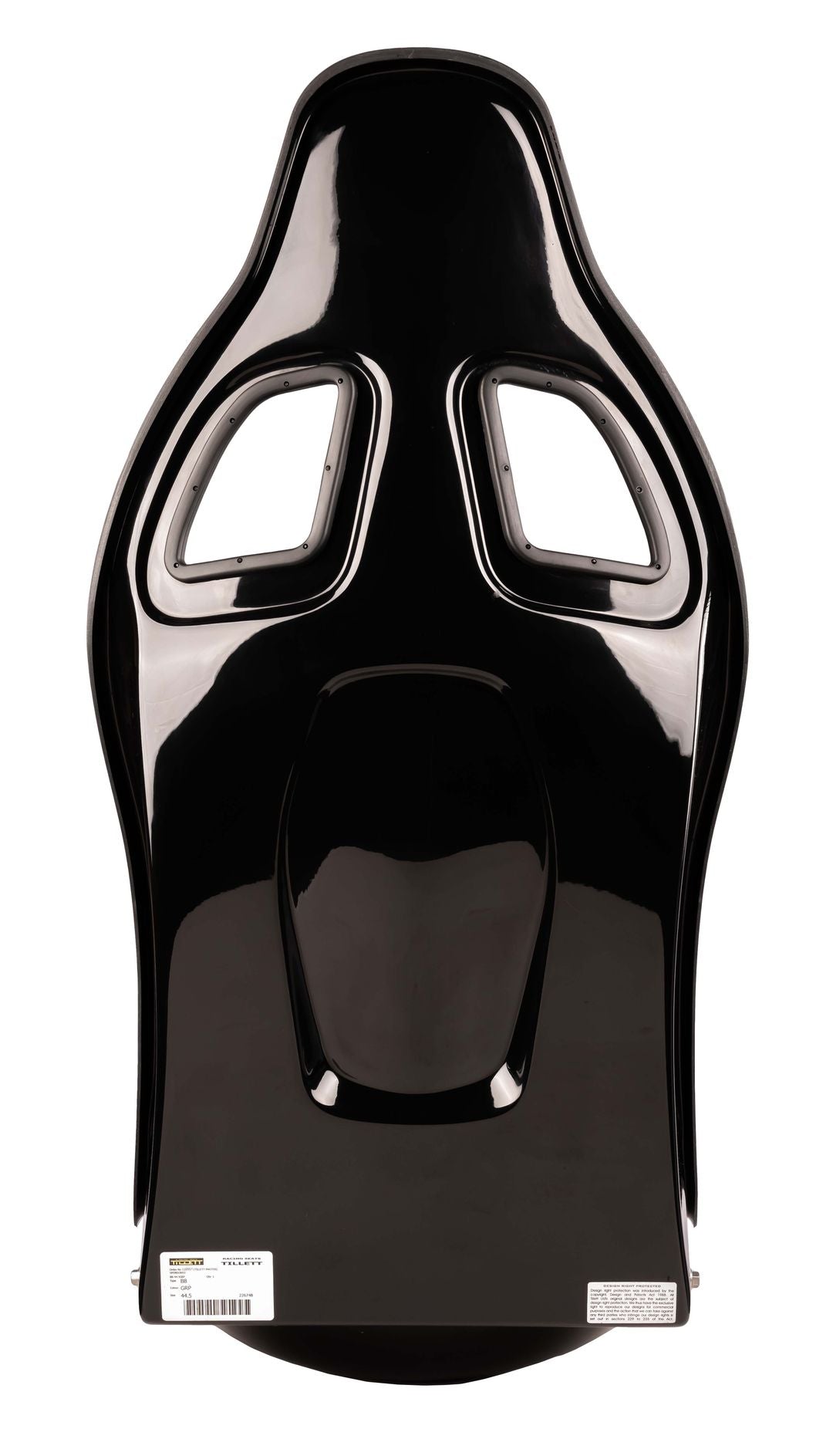 Tillett B8 Carbon Fibre/GRP Road/Track Car Racing Seat STD Size - 44.5cm Rolled Edges On - ModsDirect