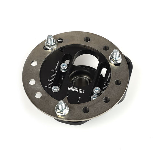 Millway Camber caster plates adjustable BMW E24 E28 E30 E34 (For racing suspension with 60mm spring plate)