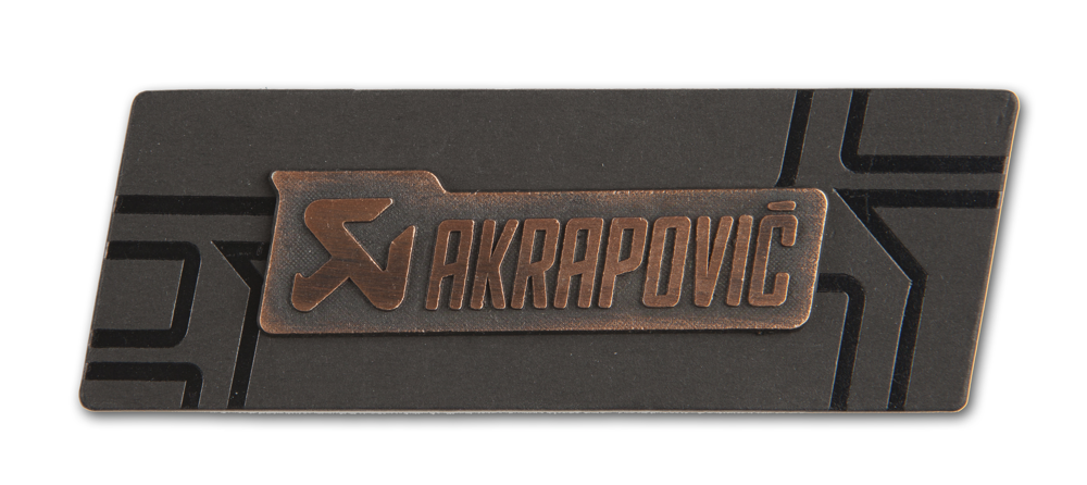 Akrapovic Copper Sign Badge - ModsDirect