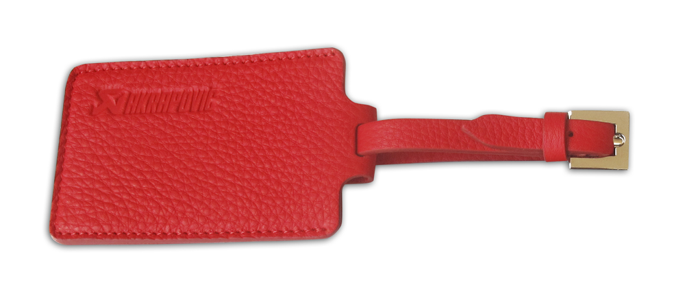 Akrapovic Travel Luggage Tag - Red - ModsDirect