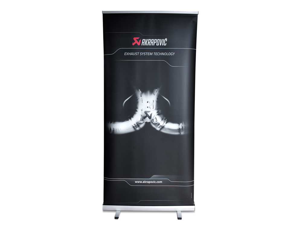 Akrapovic Pull Up Banner MC and Car - ModsDirect