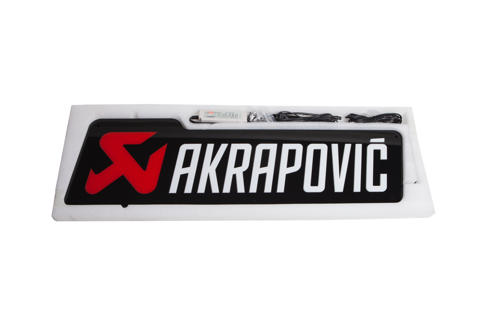 Akrapovic LED Advertising Board - ModsDirect