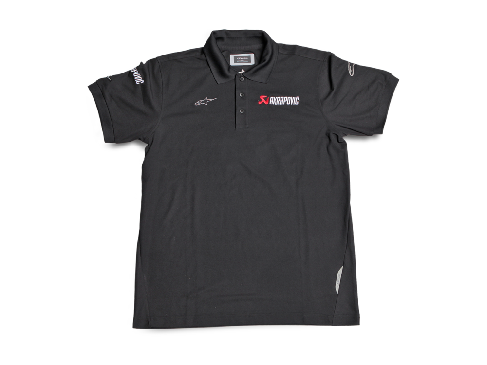 Akrapovic Mens Alpinestars Poloshirt - XS - ModsDirect