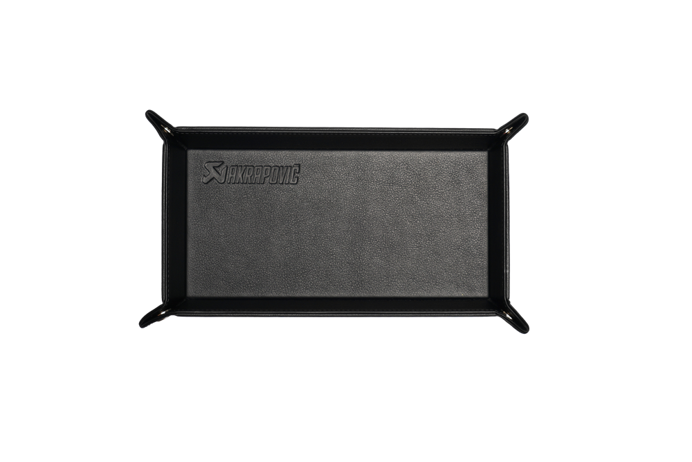 Akrapovic Leather Desk Valet - Black - ModsDirect