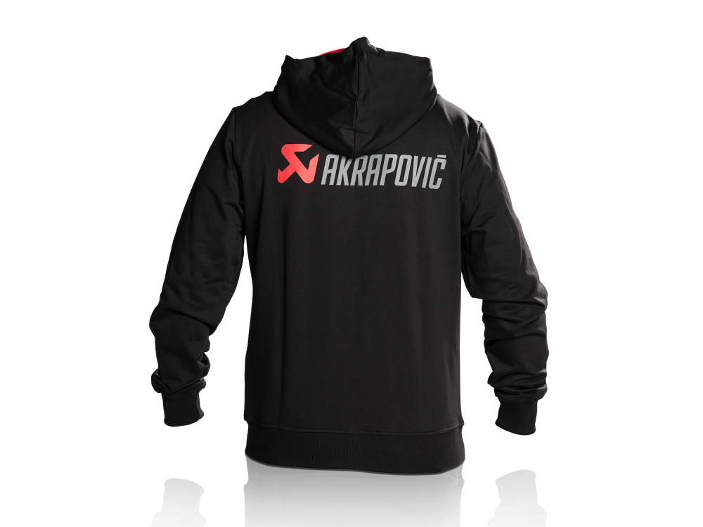 Akrapovic Mens Hoodie - Black/Red S - ModsDirect