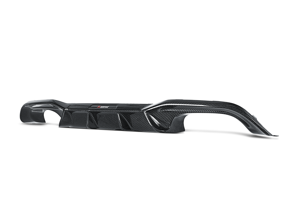 Akrapovic Rear Carbon Fibre Diffuser - Gloss for M2 (F87) - ModsDirect