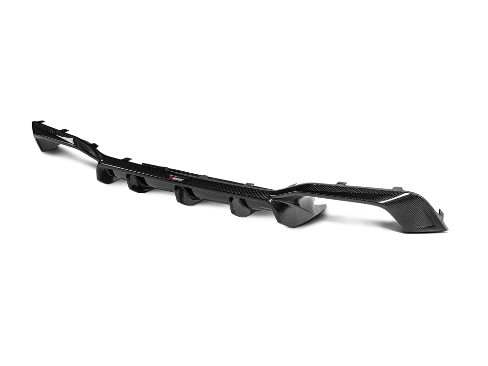 Akrapovic Rear Carbon Fibre Diffuser - Gloss for X4M (F98) - ModsDirect