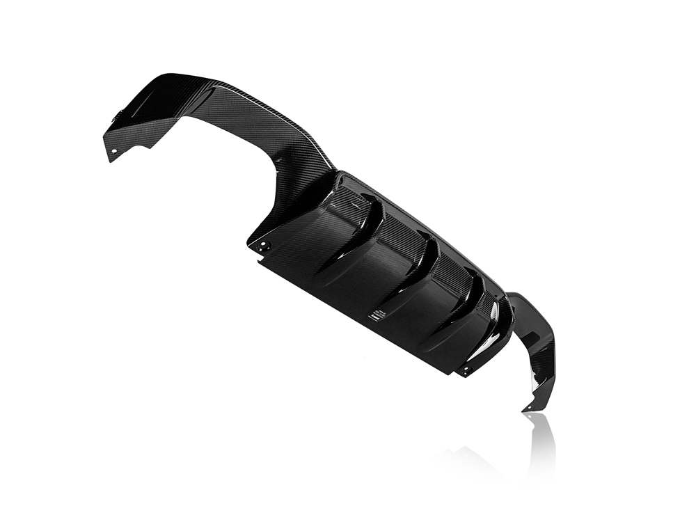 Akrapovic Rear Carbon Fibre Diffuser - Gloss for X4M (F98) - ModsDirect