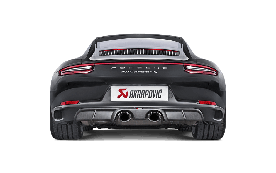 Akrapovic Rear Carbon Fibre Diffuser - Matte for 991.2 Carrera - ModsDirect