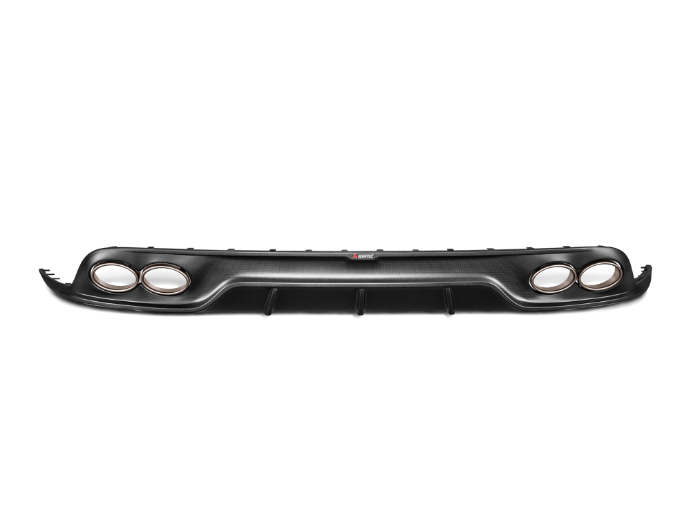 Akrapovic Rear Carbon Fibre Diffuser - Matte for Porsche 991.2 Turbo / Turbo S - ModsDirect