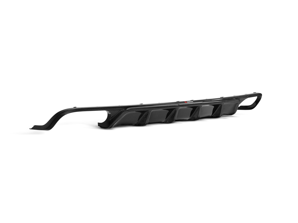Akrapovic Rear Carbon Fibre Diffuser - Gloss for Porsche Macan GTS - ModsDirect