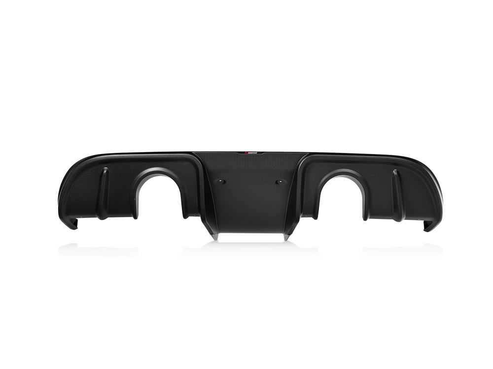 Akrapovic Rear Carbon Fibre Diffuser - Matte for Porsche 718 Cayman - ModsDirect