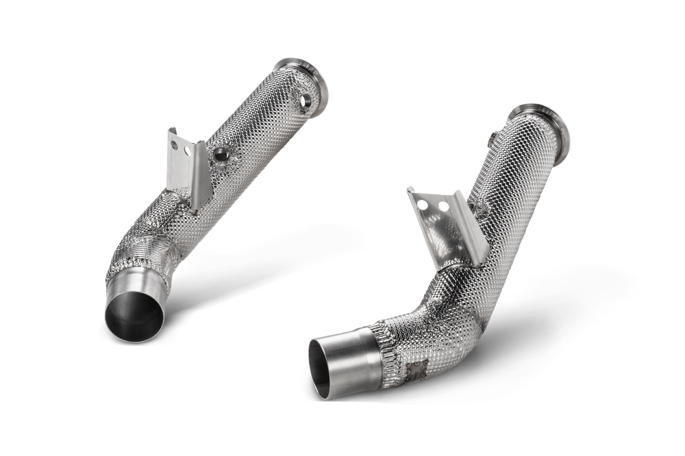 Akrapovic Downpipe Set w/o Cat - Alfa Romeo Giulia Quadrifoglio - ModsDirect