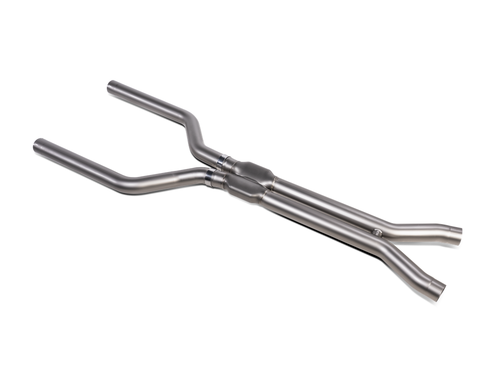 Akrapovic Evolution Link Pipe Set (Titanium) for BMW F95 X5M & F96 X6M - ModsDirect
