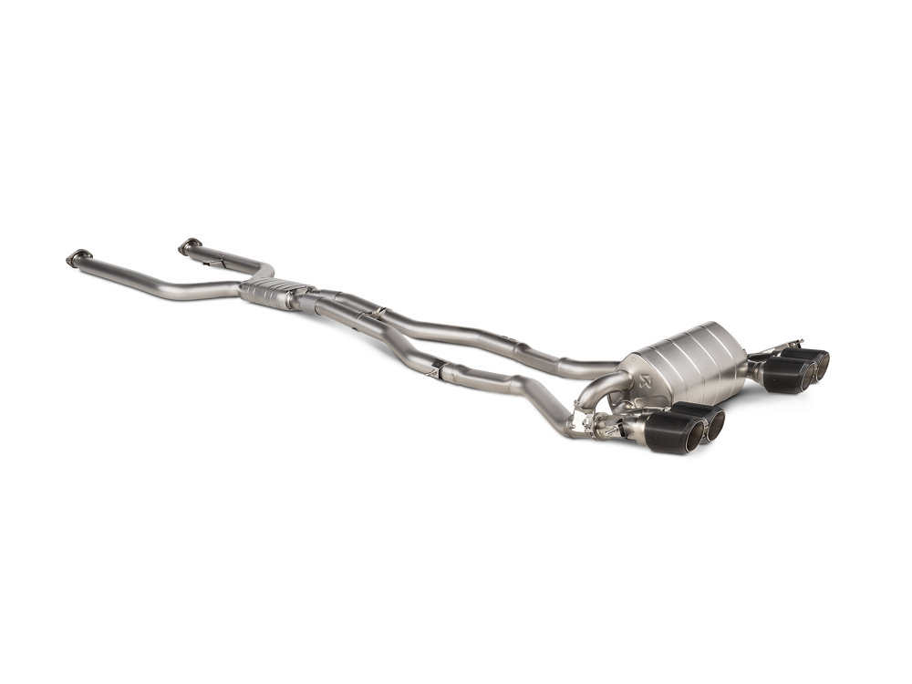 Akrapovic Evolution Link Pipe Set (Titanium) for BMW G8X M3/M4 - ModsDirect