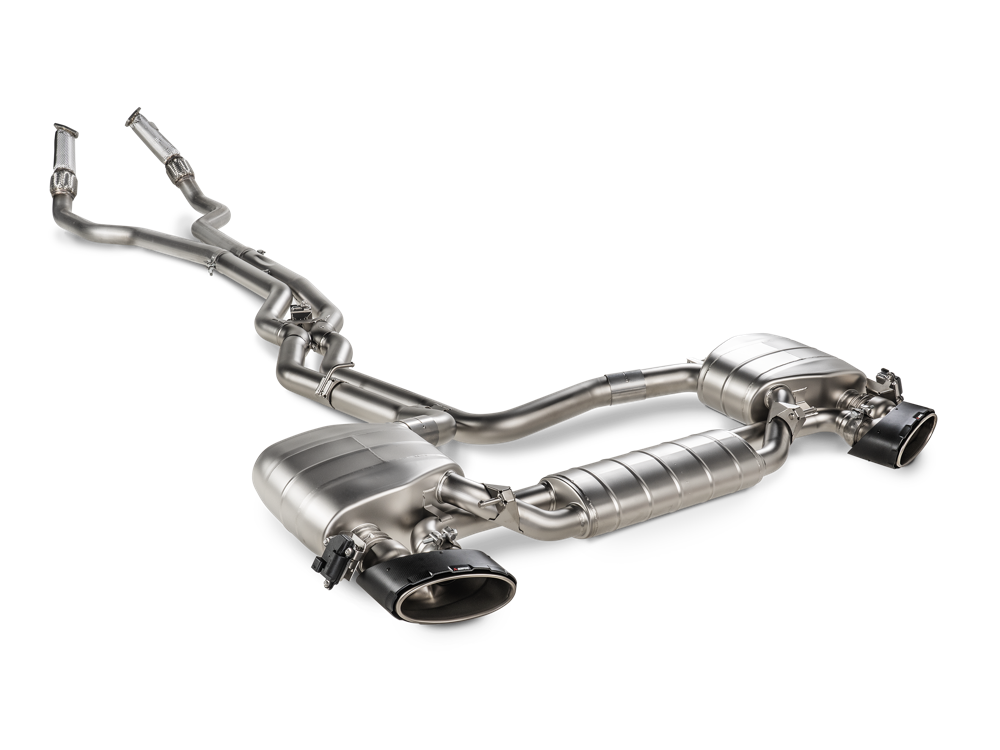Akrapovic Link Pipe Set (SS) for Audi C8 RS6/RS7 - ModsDirect