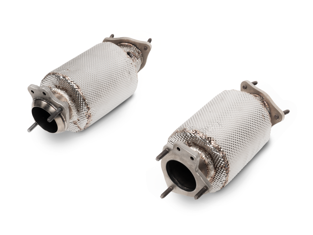 Akrapovic Link Pipe Set w/o Cat (SS) for Chevrolet Corvette Stingray (C8) - ModsDirect