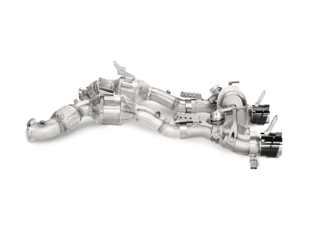 Akrapovic Link Pipe Set w/o Cat (SS) for Ferrari 488 GTB - ModsDirect