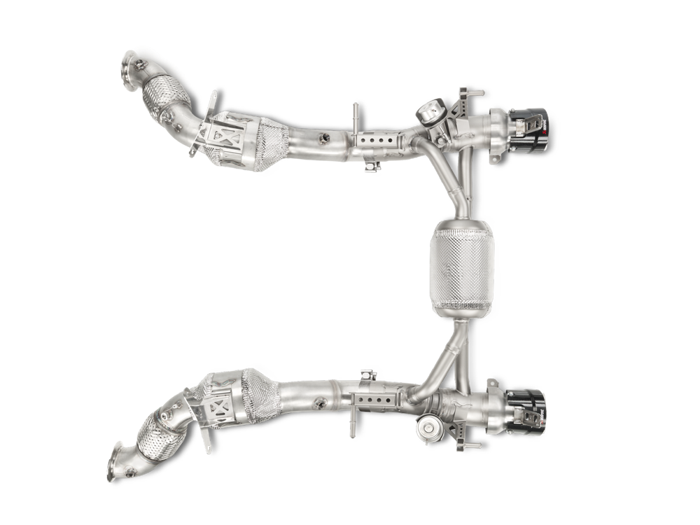 Akrapovic Link Pipe Set w/o Cat (SS) for Ferrari 488 GTB - ModsDirect