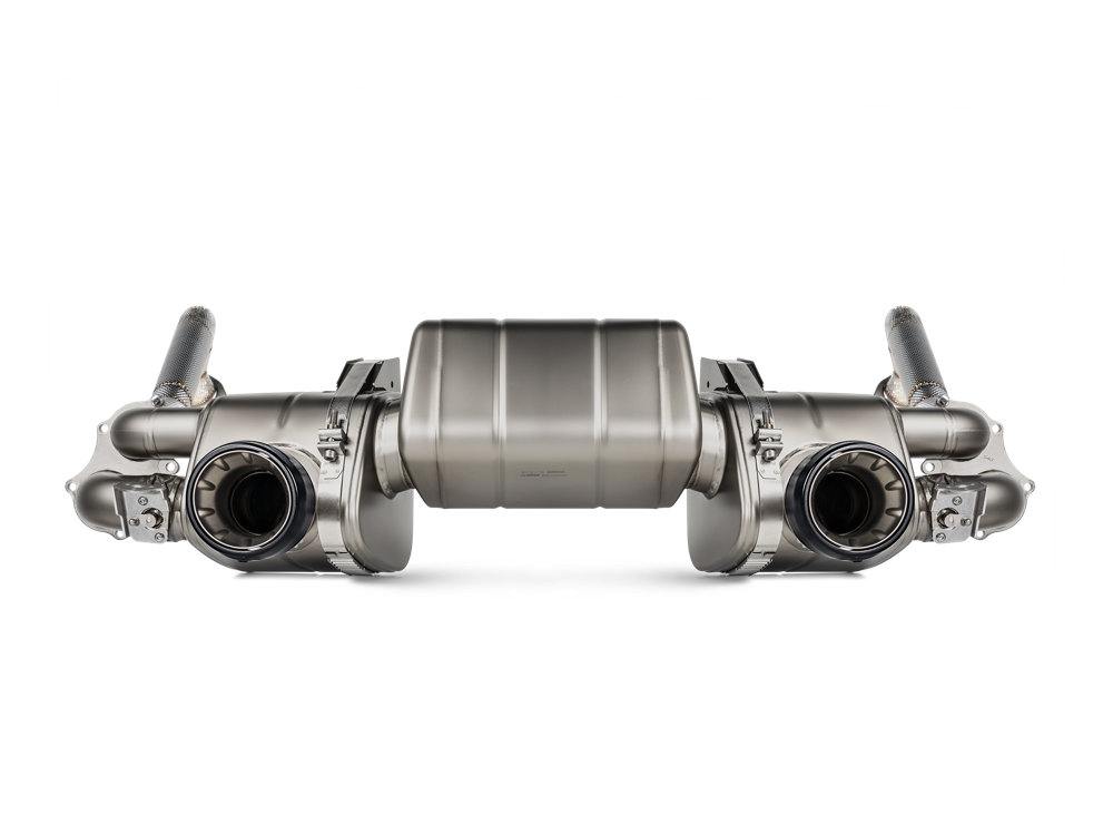 Akrapovic Link Pipe Set (Titanium) for 2020 Porsche 718 Cayman GT4 - ModsDirect