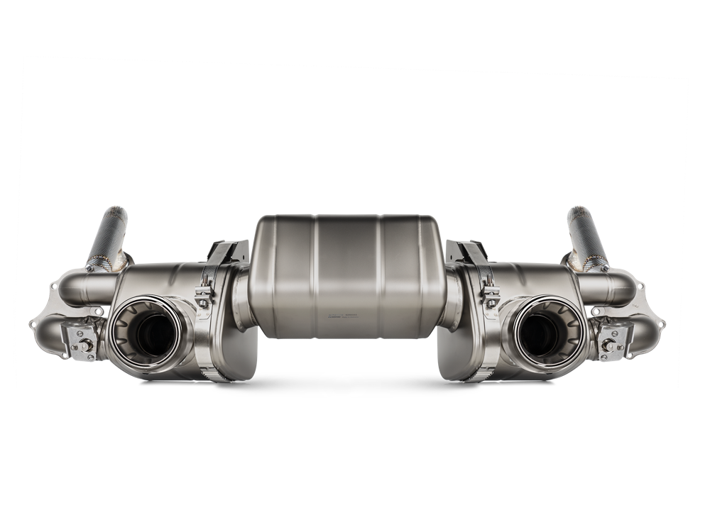 Akrapovic Link Pipe Set (Titanium) for 2020 Porsche 718 Cayman GT4 - ModsDirect