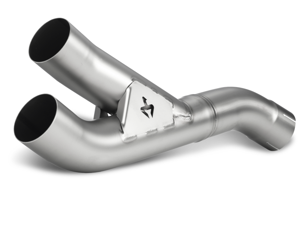 Akrapovic Link Pipe Set (Titanium) for Cayenne Diesel (Not S) - ModsDirect