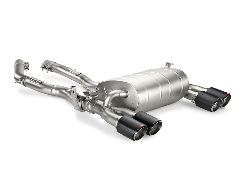 Akrapovic Slip-On Line (Titanium) for BMW M3 / M4 (F80, F82, F83) - ModsDirect