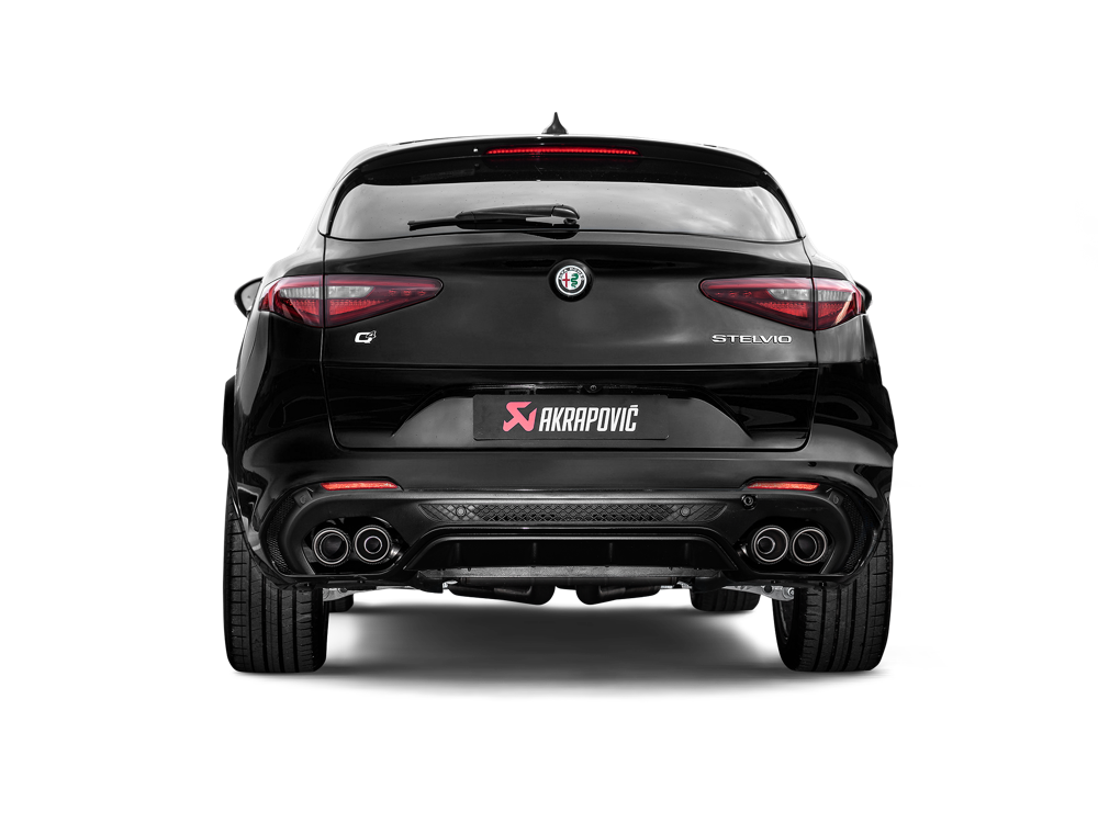 Akrapovic Slip On Line (Titanium) for Alfa Romeo Stelvio Quadrifoglio - ModsDirect