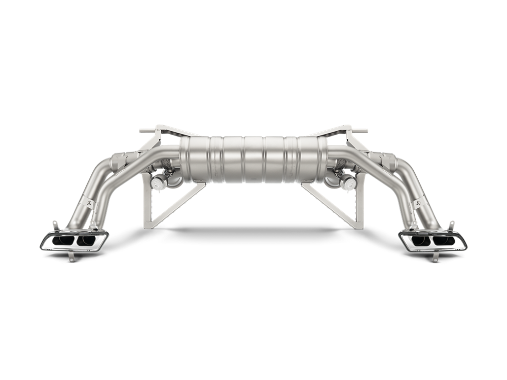 Akrapovic Slip-On Line (Titanium) for Audi R8 5.2 FSI Coupe/Spyder 2016 - ModsDirect