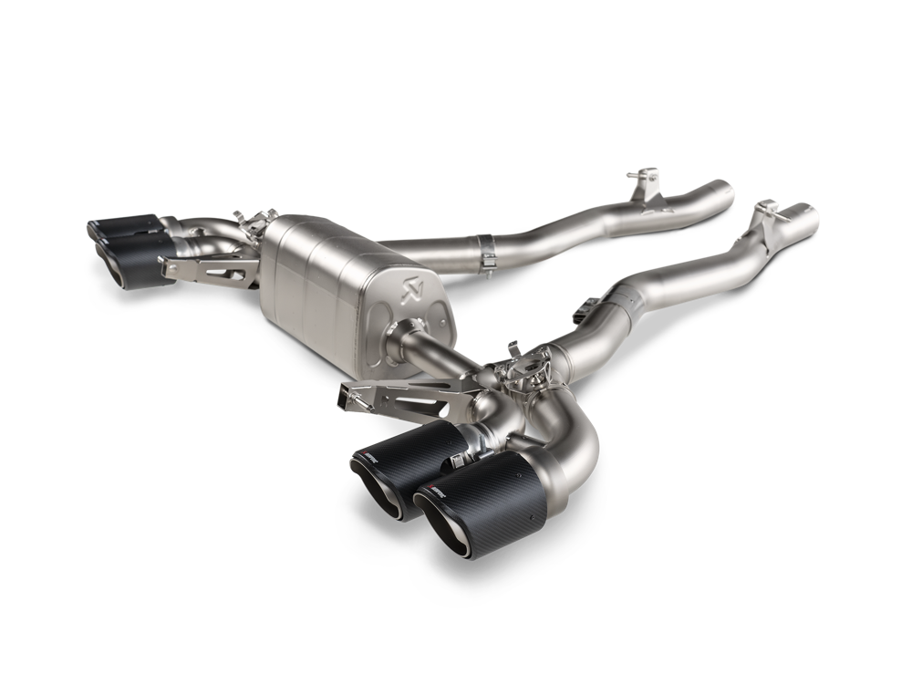 Akrapovic Slip-On Line (Titanium) for OPF BMW M8 / M8 Competition (F91, F92) - ModsDirect